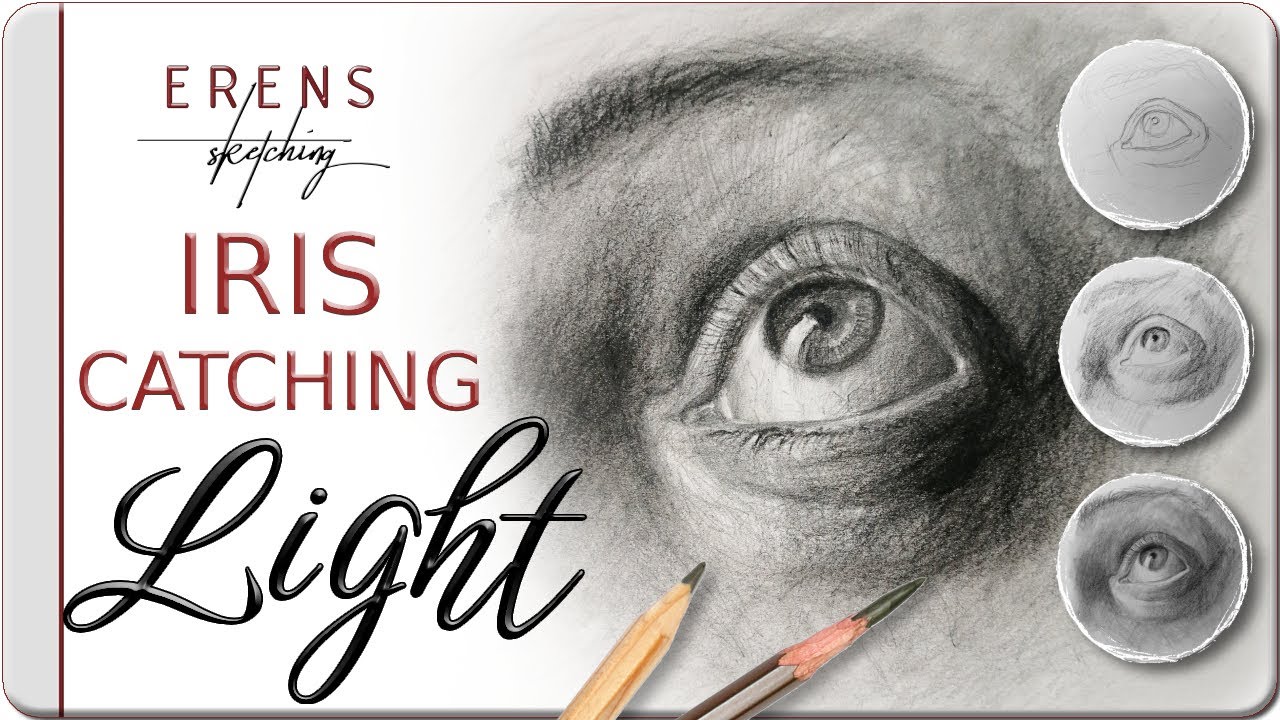 Learn How To Draw A Realistic Looking Eye Catching The Light | Graphite ...