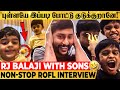 "அய்யோ! குடும்ப மானம் போகுதே" பசங்ககிட்ட Bulb வாங்கிய Rj Balaji - 1st Ever Interview with Kids! LOL🤣