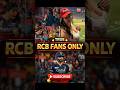 🔥RCB Royal Fans ❤️ RCB lover. Girl aggression on CSK fans. over excitement #ipl #viral RCB vs CSK