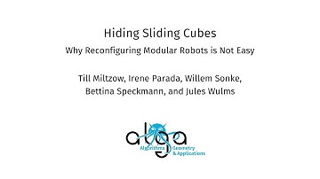 Hiding Sliding Cubes: Why Reconfiguring Modular Robots is Not Easy
