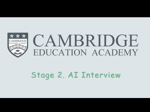 CEA- Teacher Interview - Stage 2  AI Interview #onlineteaching  #teacher  #teacherjobs