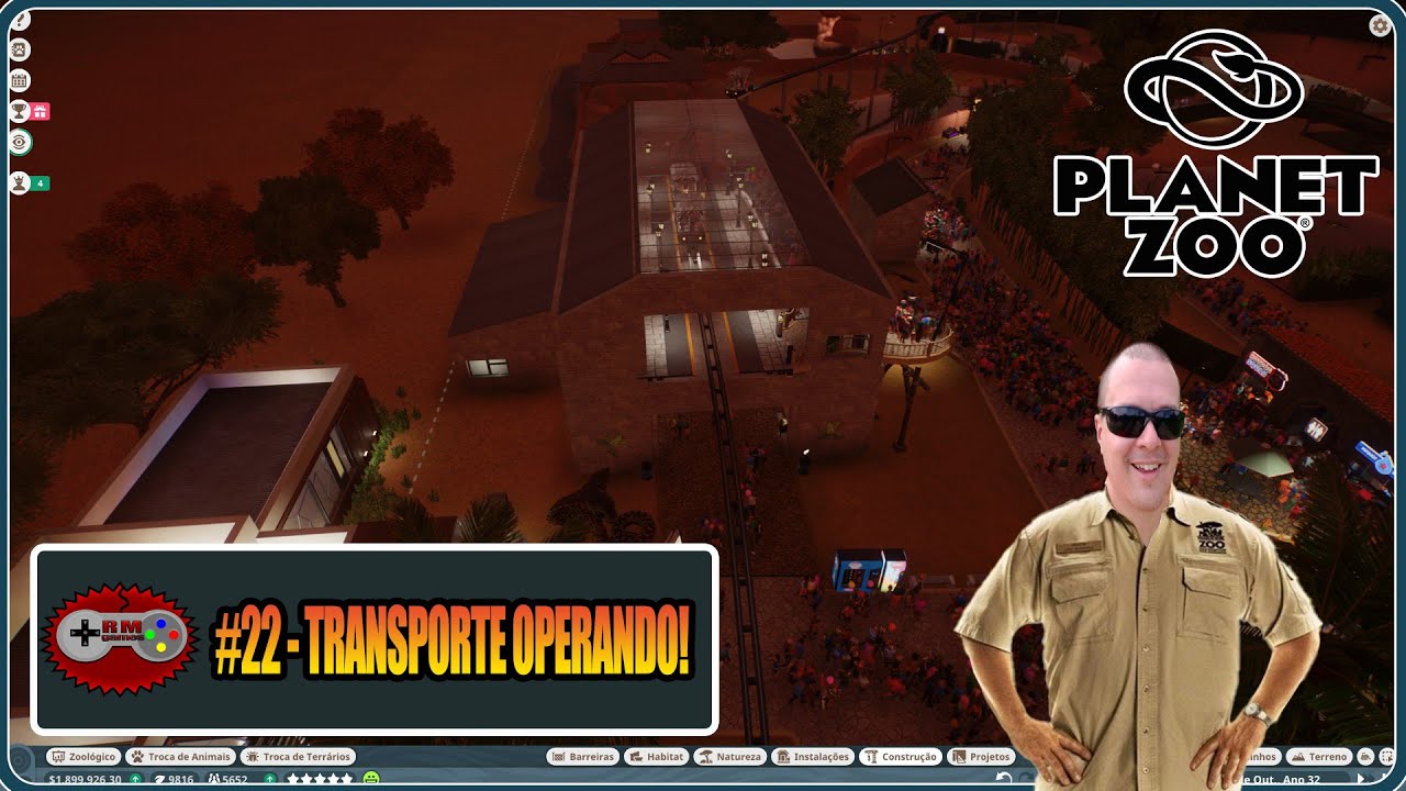 Planet Zoo Modo Franquia #22 - Transporte Finalmente Operacional!!!