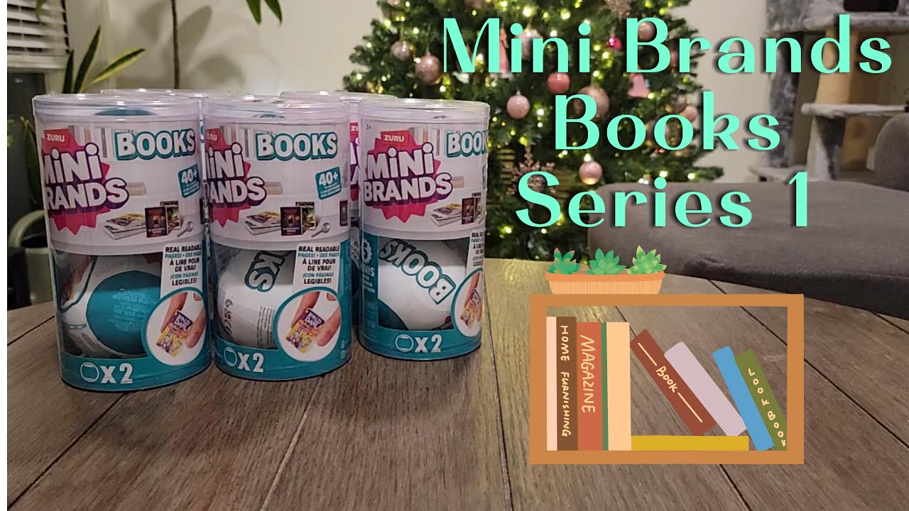 Mini Brands Books Series 1 Unboxing