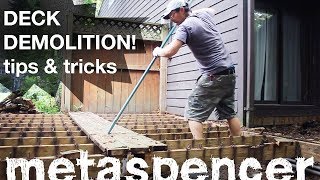 Deck Removal Tips & Tricks