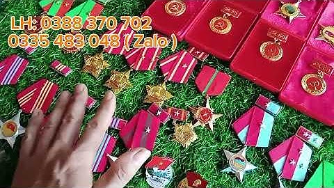 Mẫu quần áo sĩ quan K08 cựu chiến binh, huân chương, huy hiệu, hàng chuẩn quân nhu,