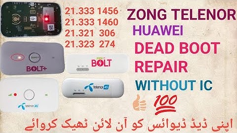 Zong e5573cs-322 dead boot fix e5573cs-322 dead boot solution