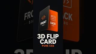 3D Flip Card on Hover with Pure CSS (No JavaScript) | PixelForge Studio  #pixelforgestudio