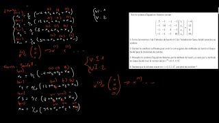 VI.3. Application sur un exercice avec Jacobi et Gauss-Seidel