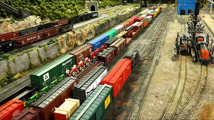 Beautiful Large Private Model Railroad layout in HO scale