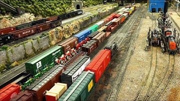 Beautiful Large Private Model Railroad layout in HO scale