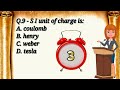 Electrical parameters ke Si Units #electricaldost #si_units #electricalengineering 