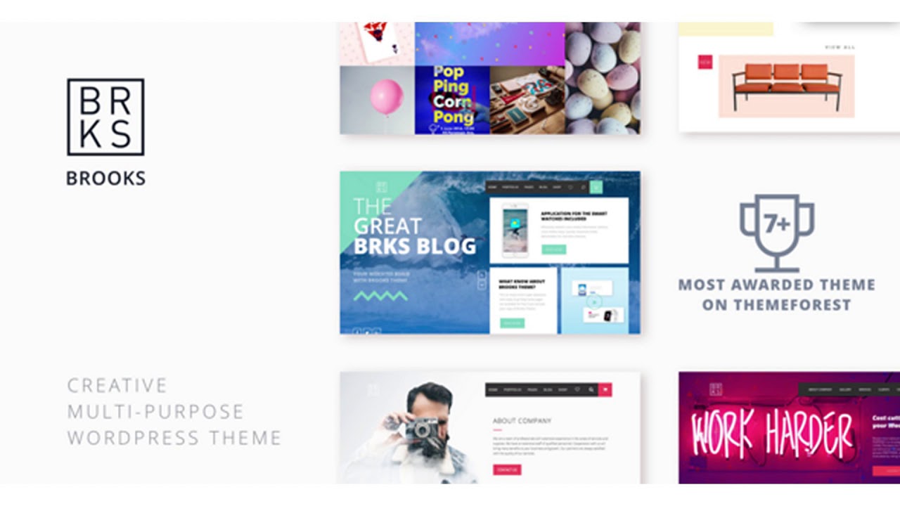 Brooks WP – Creative Multi-Purpose WordPress Theme | Themeforest ...
