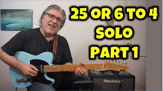How to Play 25 or 6 to 4 by Chicago Guitar Lesson with TABs (Part 1)