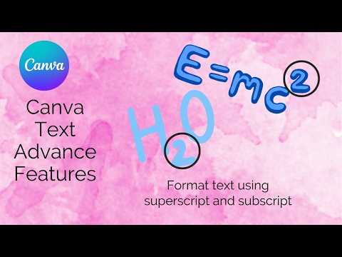 How to Create Subscript & Superscript in Canva (Easy Text Hack!)