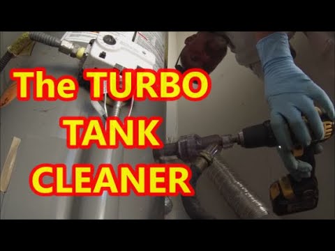Turbo Tank Cleaner - Water Heater Hard Water Sediment DIY Cleaning Tool