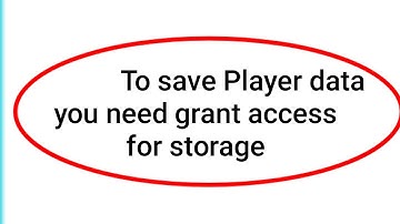 DB Legends Fix To save Player data you need grant access for storage Problem Solve in Dragon Ball