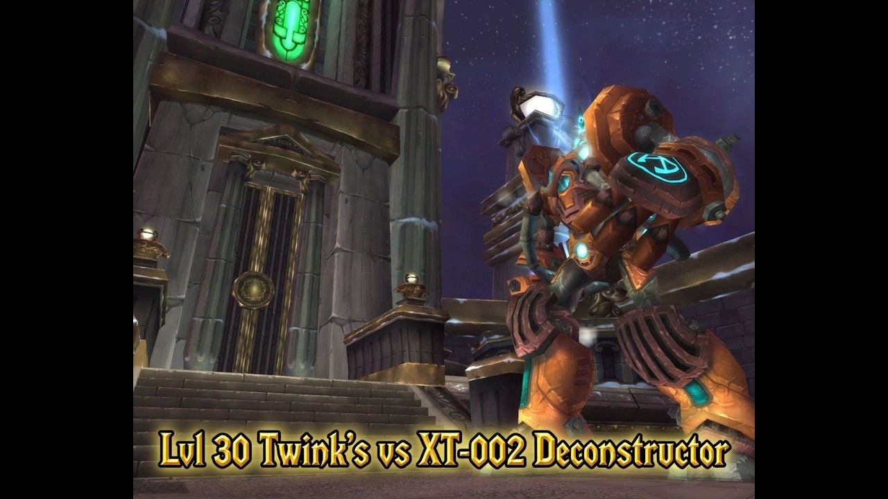Lvl 30 Twinks vs XT-002 Deconstructor 2 - YouTube