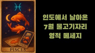 7월 물고기자리 조언 #타로 #인도 #예언