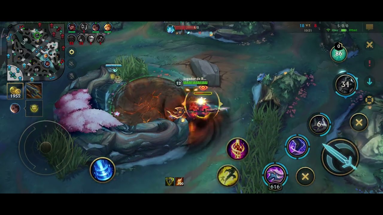 INIMIGO TILTOU PRO NASUS DO ANEL!!! LENDARIAS WILD RIFT