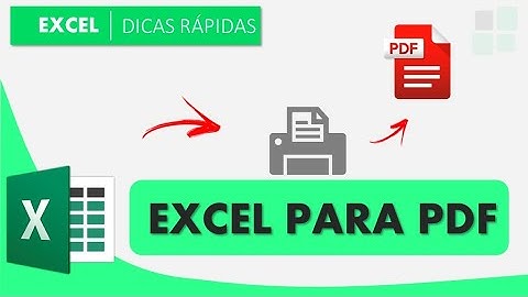 Como salvar varias planilhas em um único PDF Excel