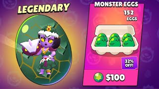 Brawlstar monster egg opening ( all mutations)