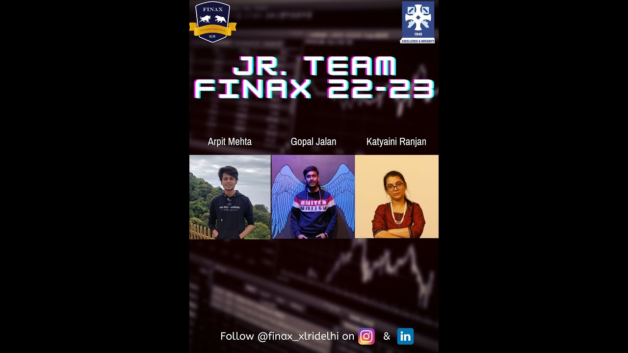 Introducing FINAX Junior Executive Team 2022-23