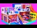 DIY Miniature Cardboard House # 20 Mansion Dreamhouse with 5 ROOMS
