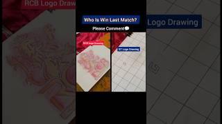 Who Won The Last Match? 🔴 RCB vs 🔵 GT | IPL Logo Drawing &amp; Comparison | Artist Shaurya