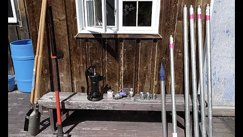We Have Water! || Installing a Sand Point Well on our Off Grid Cabin