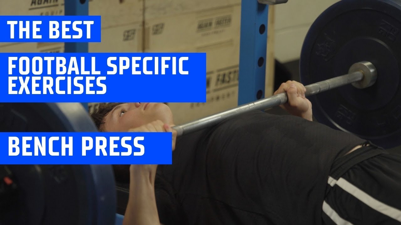 Awesome upper body exercise for football players THE BENCH PRESS