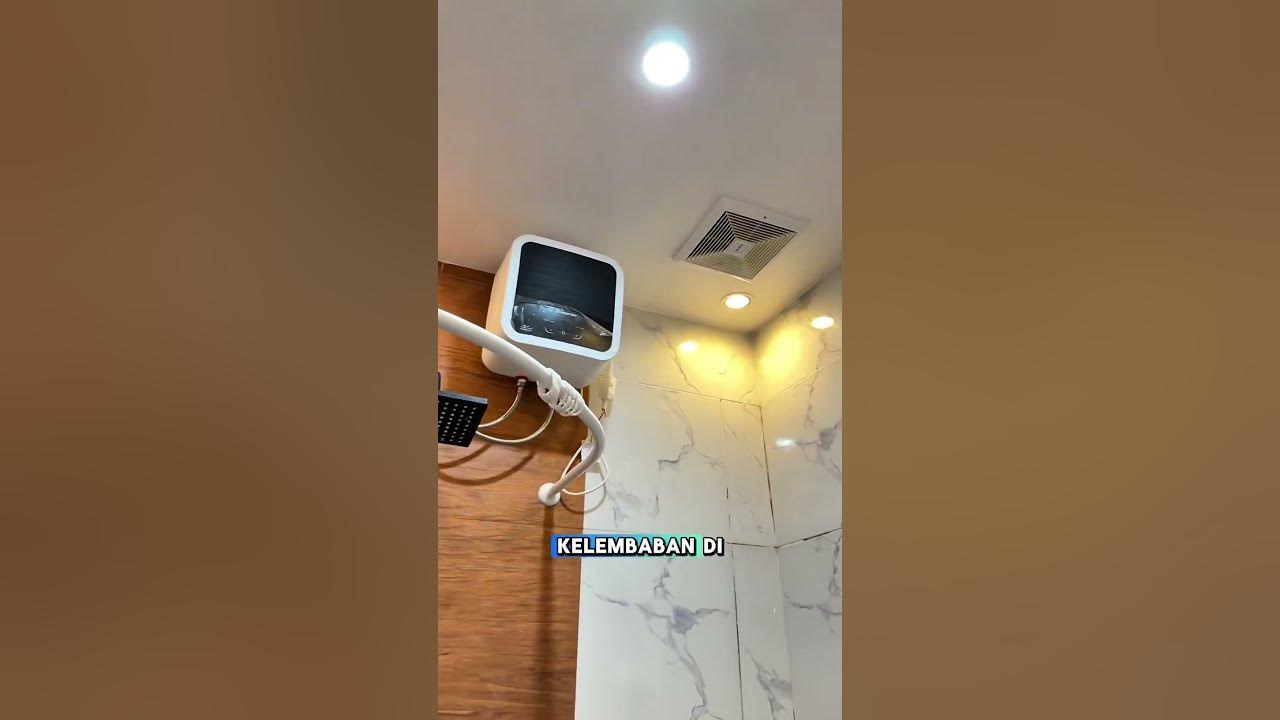 Pentingnya exhaust fan didalam kamar mandi #exhaust  #exhaustfan