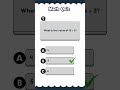 Math Quiz 🧮 | Easy Math Questions for Kids &amp; Beginners #MathGK #GKQuiz #Shorts