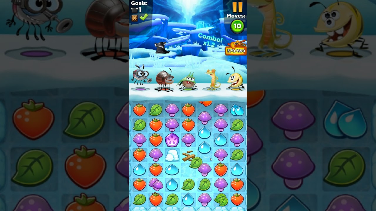 Best Fiends level 47 no boosters