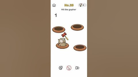 brain out challenge beat them all level 28 hit the gopher solution