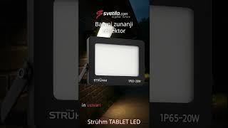 Video - TABLET LED 20W črna RGBW