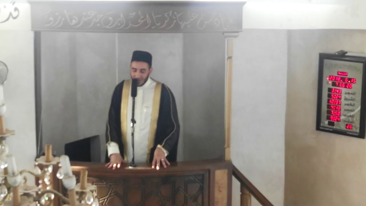 خطبة عيد الفطر للشيخ يوسف ابو غزالة بحضور الشيخ حازم ابو غزالة - 2018