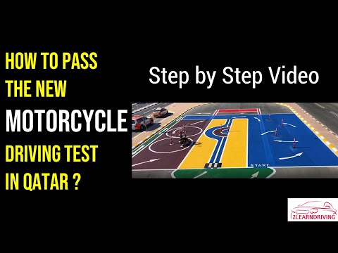 Watch Video How To Pass Motorcycle Driving Test From First Try ?