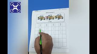 Introduce number 3 with formation