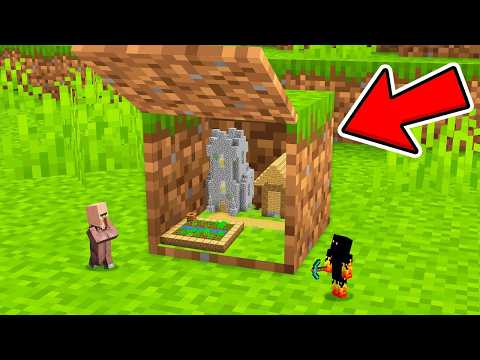 I Found a Secret Mini Villager House 1