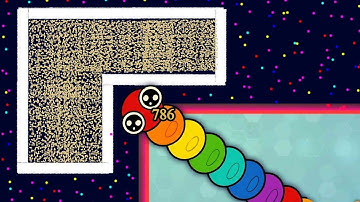 SNAKE IO🐍 RAINBOW 🌈 SNAKE IO vS💀1000 MONSTER  EPIC SNAKE.IO🐍 BEST / FUNNY GAMEPLAY!Snake game mobile