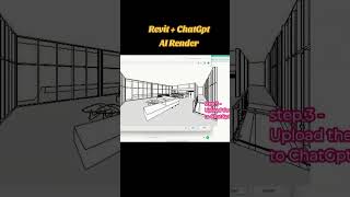 Revit+ChatGpt AI Render #revit #tutorial