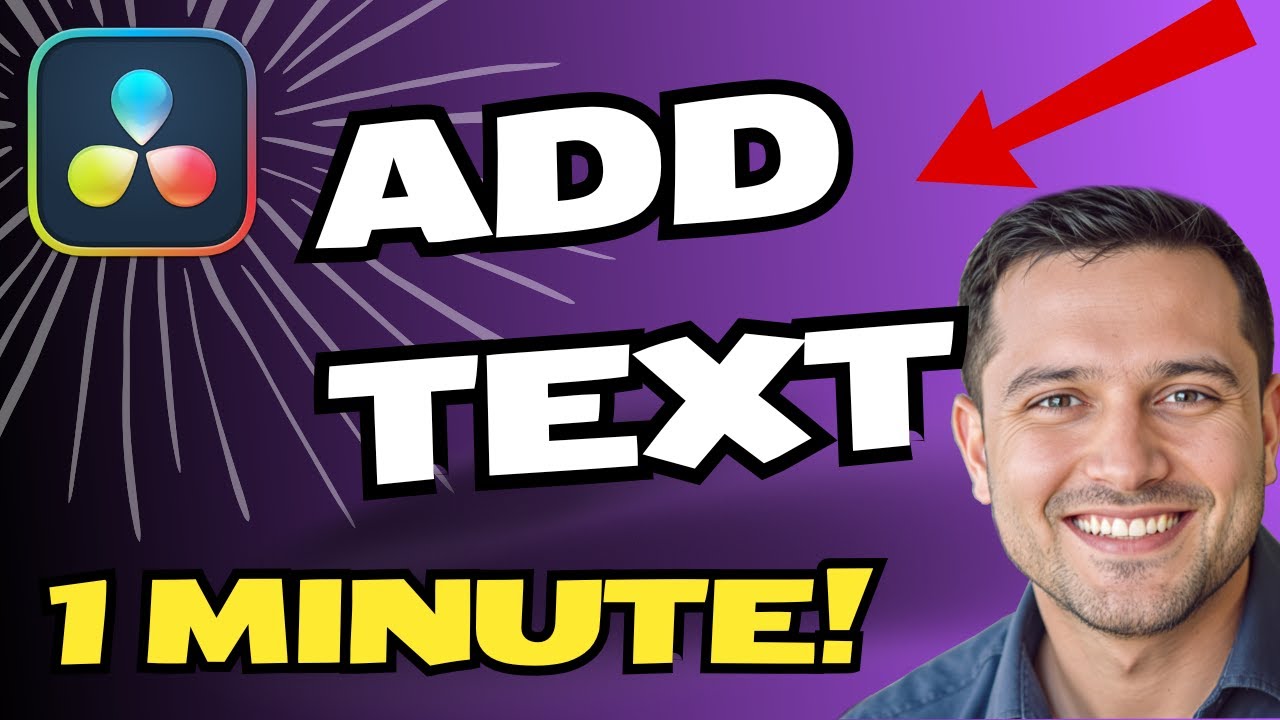 How to Add Text in DaVinci Resolve | Easy Text Tutorial | NEW - YouTube