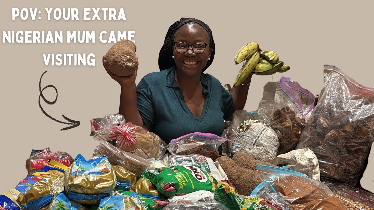 my Nigerian mum pulled up with an entire supermarket🤯| might open an African store🤔