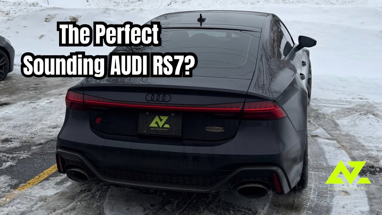 Audi RS7/RS6 C8 AZM Catless Downpipe Exterior and Inside POV by AZ Motorsport INSANE SOUND 🤯💨🚔