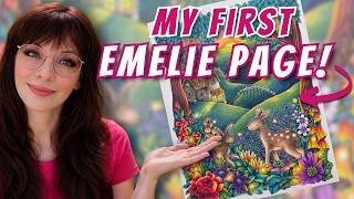 My FIRST Page in Emelie Lidehall Oberg’s Fantasy World! COACHED Colour-Along