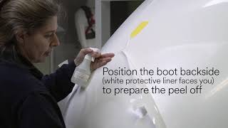Airbus A320 Polyurethane Boot for Radome Protection Installation Process from 3M