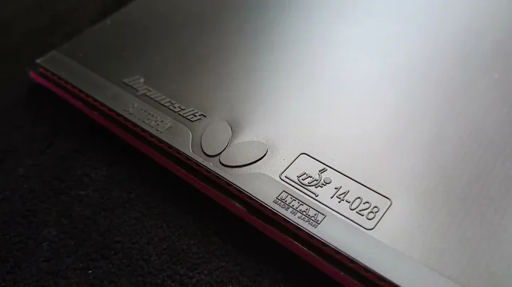 Unboxing the Butterfly Dignics 05 table tennis rubber