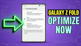 Cómo configurar la velocidad de procesamiento del teléfono para optimizar / alto / máximo en Sams...