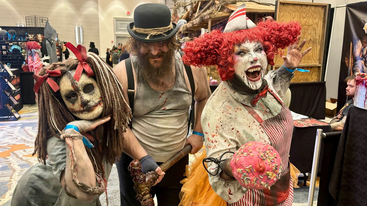 HAUNT CON 2024 Daytona Beach HAUNTED HOUSE CONVENTION Full Walkthru - Animatronic & HORROR OVERLOAD