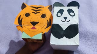 How To Make Box Puppet // DIY // Puppet  With Soap Box